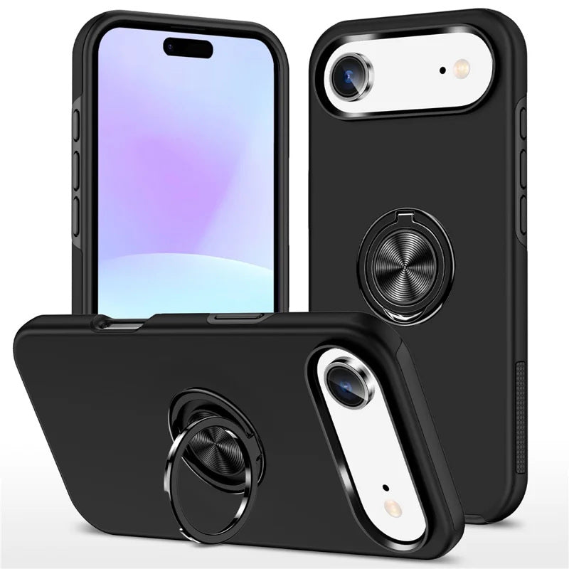 Hybrid Magnetic Invisible Ring Case for iPhone 17 Air Hybrid Magnetic Invisible Ring Case for iPhone 17 Air